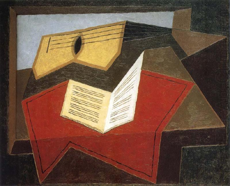 Juan Gris The guitar and Score china oil painting image